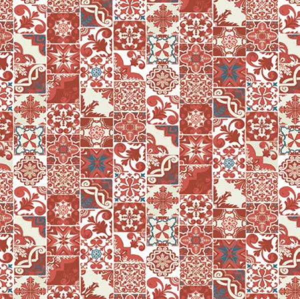 Mitteldecke Alysia Bordeaux 100x100